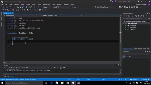 56-Class library in c#( DLL) ||كيف تعمل مكتبة ديناميكية خاصة بك смотреть онлайн