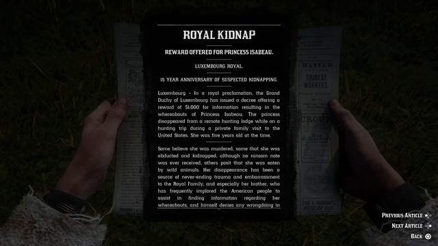 Finding The Missing Princess Isabeau In Red Dead Redemption 2 - Where She Is Located & MORE! (RDR2) смотреть онлайн