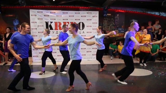 Сальса-шоу "Солнушки" на ДР Кредо 7 лет смотреть онлайн