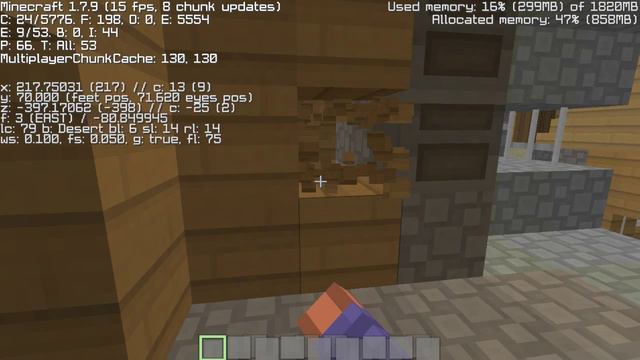 Awesome savannah, submerged Desert Temple, npc village Minecraft seed 1.7.10 смотреть онлайн