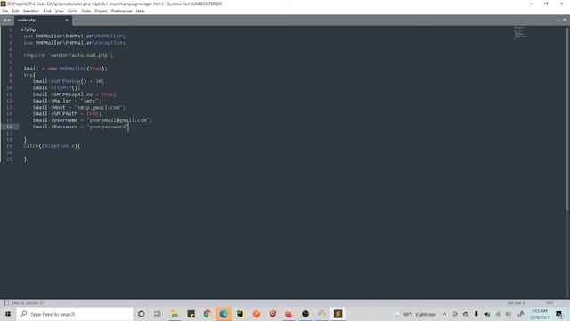 Send Email Using PHP from Gmail смотреть онлайн