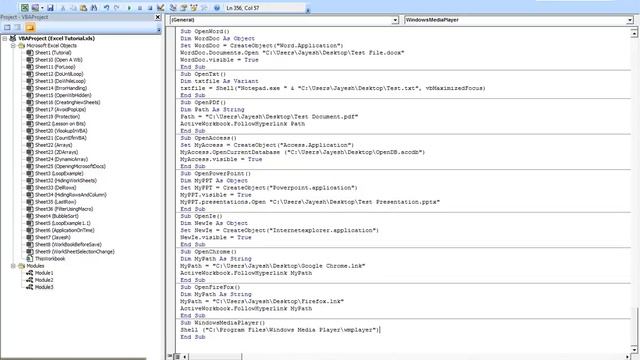Excel VBA Tutorial 48 - How to Open Windows Media Player Using VBA смотреть онлайн