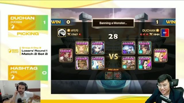 O NERVOSISMO FEZ O CARA PERDER ? DUCHAN Vs HASHTAG, 2° LUTA SWC - Summoners War: Sky Arena смотреть онлайн