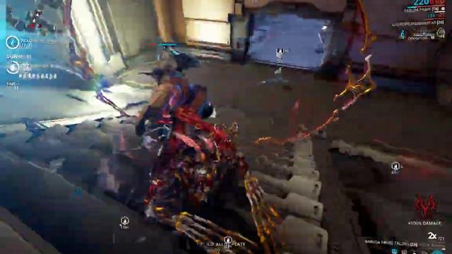 Who needs healing when u can be Perma invulnerable - Garuda Warframe смотреть онлайн