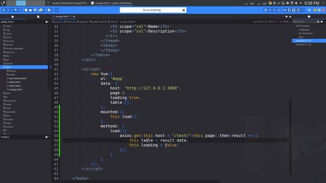 Работа с mongodb без backend, на примере Vue.js смотреть онлайн