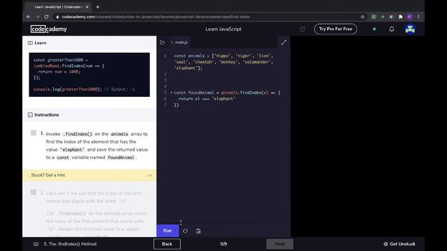 Codecademy: "Learn Javascript" Walkthrough | Iterators: Lesson 1 - 9 смотреть онлайн