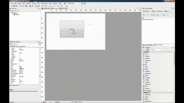 Delphi for PHP early preview - Description and component editor panes смотреть онлайн