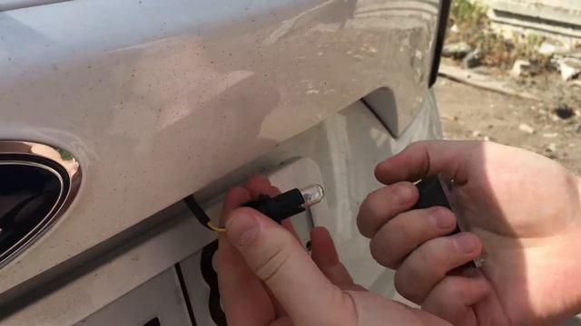 LED подсветка номерного знака для Ford KUGA 2017 смотреть онлайн