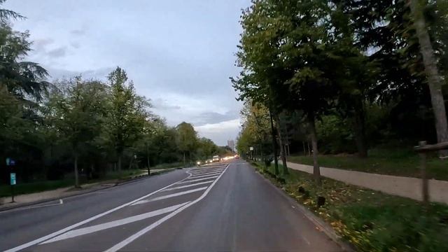 Bois De Boulogne 4K- Driving- French Region