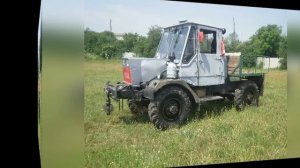 Пенсионер собрал самодельный трактор которому нет равных