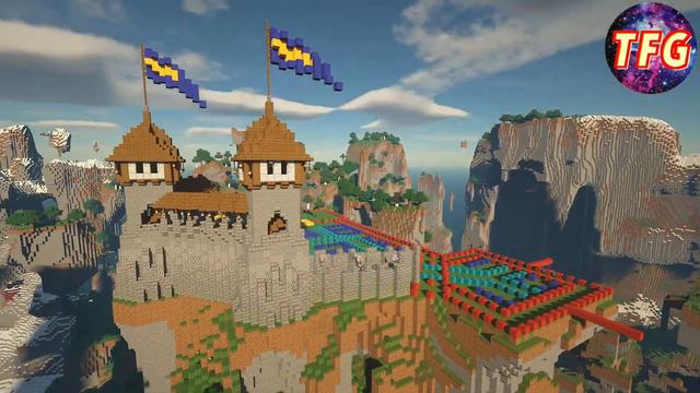 Minecraft Timelapse "LionHall Stronghold" Pt.2 - The Walls.... смотреть онлайн