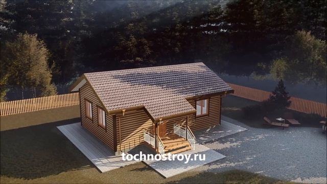 Проект каркасного дома ТОС-20 смотреть онлайн