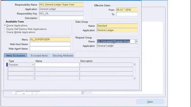 Oracle R12 Financials Training | Understanding & Creating All Responsibilities смотреть онлайн