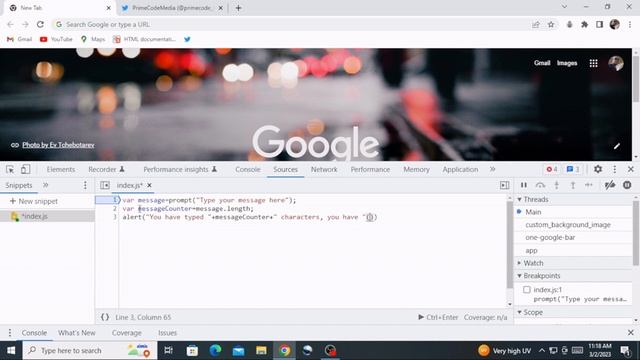 JS Character Counter смотреть онлайн