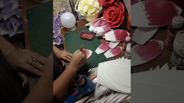 МК Георгин из изолона! Часть первая! смотреть онлайн