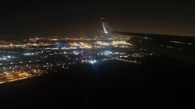 Night flight from Vnukovo / Moscow to Paris / LFPG on Tupolev TU-204 смотреть онлайн