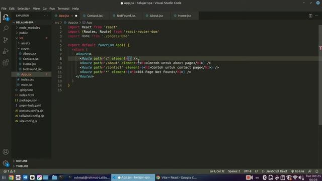 Membuat Single Page Application dengan React dan Tailwind смотреть онлайн