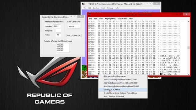 How to make NES ROM with build-in Game Genie Code смотреть онлайн
