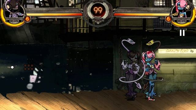 Skullgirls PC - All Squigly Color Palettes! смотреть онлайн