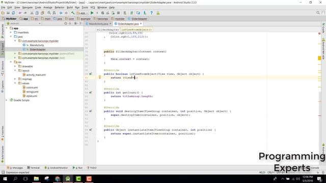 Simple Intro Slider & Walkthrough Screen in Android Studio Tutorial смотреть онлайн