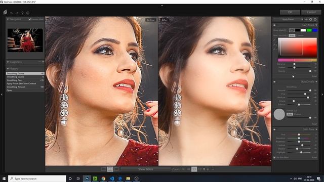 LIGHTROOM PRESET & skin retouching & | photoshop tutorial | picart editing | смотреть онлайн