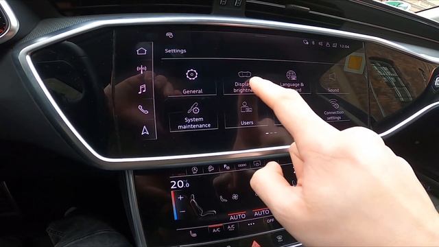 How to Change MMI Brightness Level in Audi A6 C8 ( 2018 - now ) смотреть онлайн