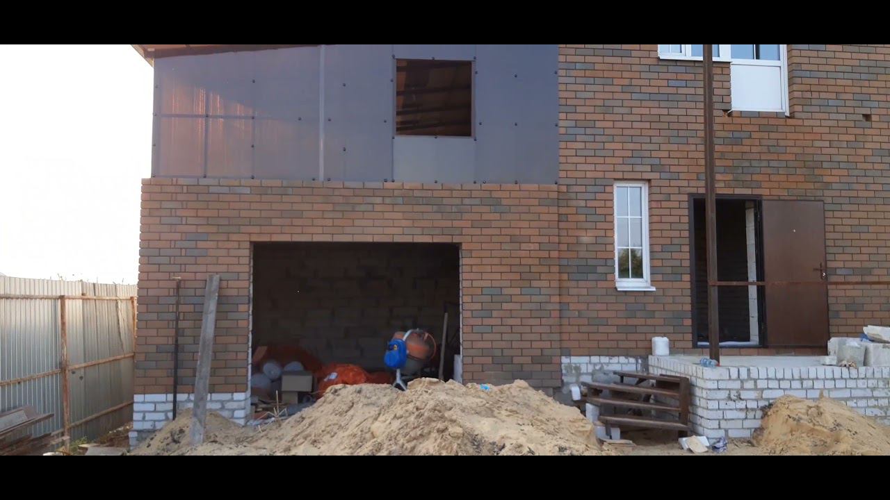 Терраса из поликарбоната. Село Бабяково Воронежская область. смотреть онлайн