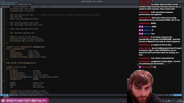 IMGUI checkbox, radio buttons text and widget state API | Game W/O Engine Day 43 | C | Vulkan | Lin смотреть онлайн