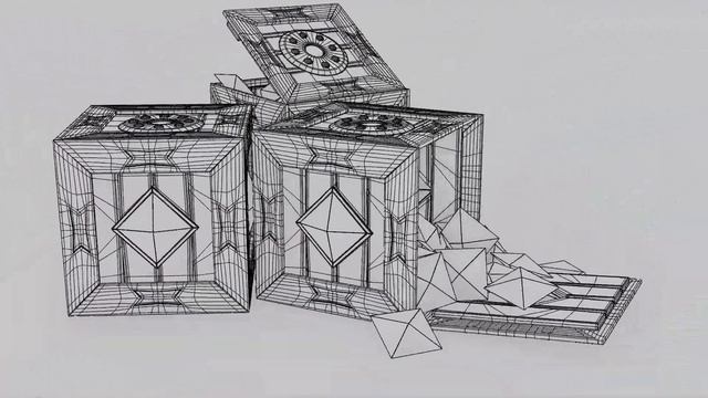 Gem crates turntable render for Hugo Up & Away online video game. Modeled and rendered in Blender. смотреть онлайн