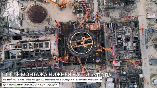 Как монтировали купол ВЗО на АЭС "Руппур" в Бангладеш смотреть онлайн