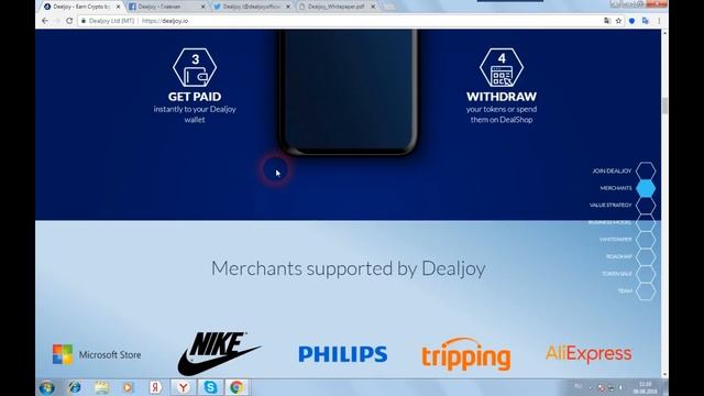 DEALJOY - глобальная децентрализованная cashback платформа смотреть онлайн