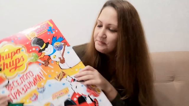 Адвент-календарь Chupa Chups (Чупа Чупс), сладости | Полный обзор 2022