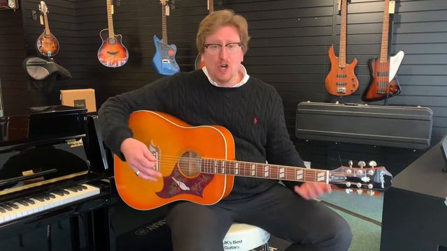 Epiphone Dove Studio | Rimmers Music - Demonstration & Tones With James смотреть онлайн