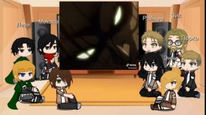 Реакция персонажей "Атака Титанов 4сезон" 3-часть [гача клуб]