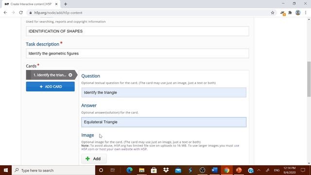 Flash card Exercise using H5P смотреть онлайн