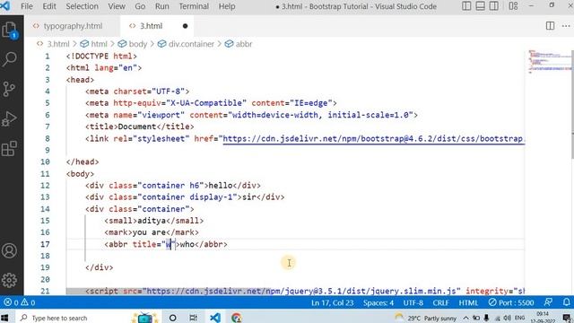 #3 bootstrap typography 3 tutorial hindi смотреть онлайн
