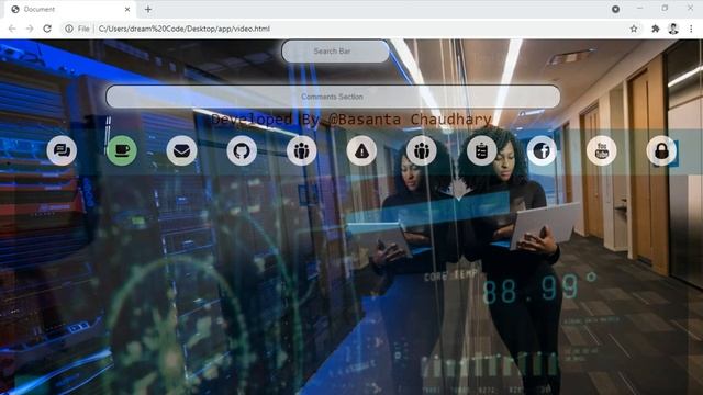 Responsive Home Page With Automatic Change Background Image & Video смотреть онлайн