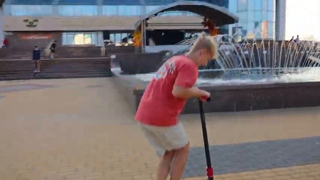 Пицца за Трюки ! Мега Покатушки на Самокате в Стрит AOneCool