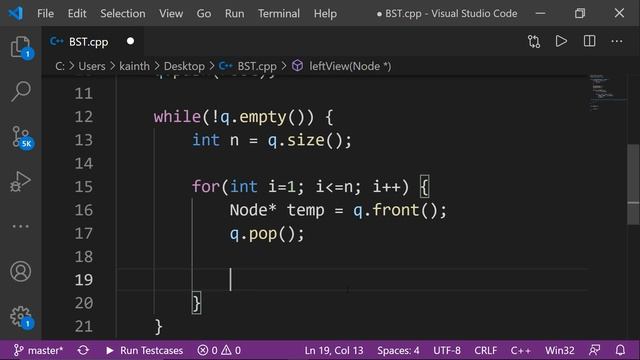 Left View of Binary Trees | C++ Placement Course | Lecture 27.11 смотреть онлайн