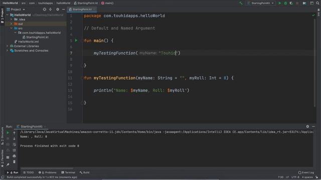 Mastering Kotlin - 034 - Default and Named Argument - Kotlin Tutorial Bangla смотреть онлайн