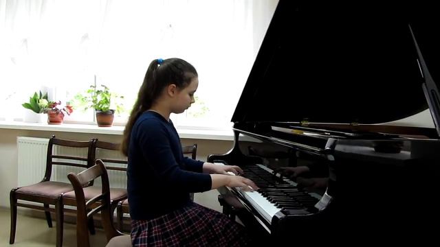 Eva Boltok plays Giuseppe Graziolli Sonata G dur Part 1. смотреть онлайн