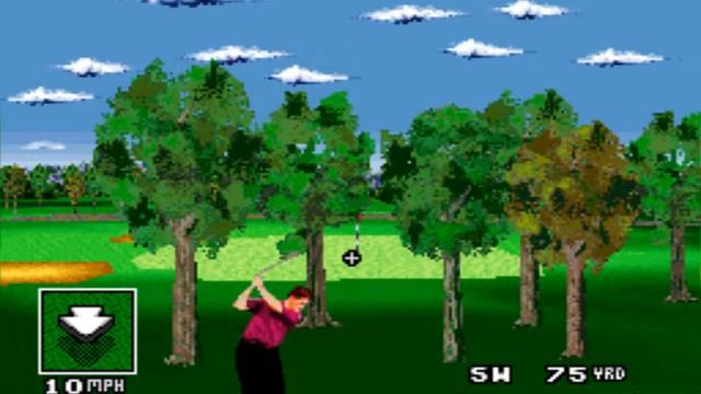 World Masters Golf gameplay on the SNES смотреть онлайн