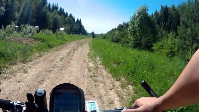 Велопоездка Москва - Калуга. Часть 4. Черноольховый лес-Калужское шоссе смотреть онлайн
