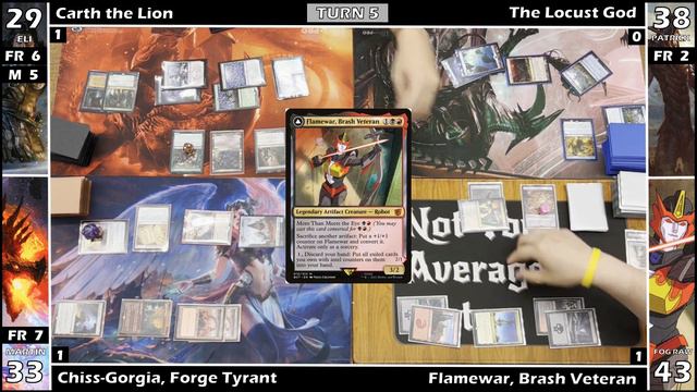 NYAM Ep. 113: Carth the Lion vs The Locust God vs Flamewar vs Chiss-Goria #MTG #EDH #Gameplay Video смотреть онлайн