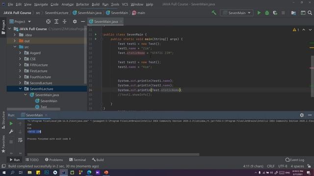 [Bangla] Static and Final || Class 7 || Java Full Course || Basic to Advance смотреть онлайн