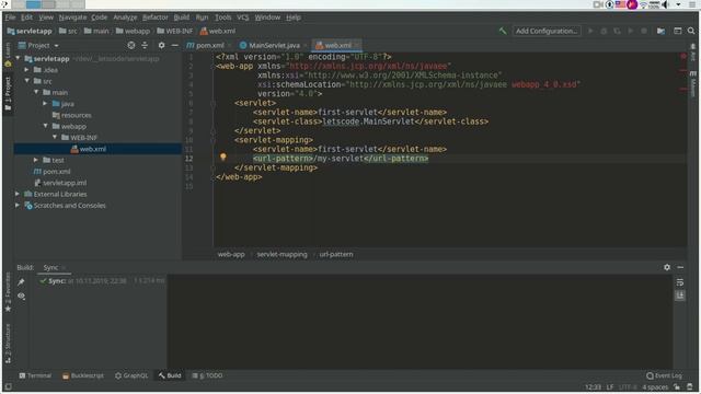 Создание и отладка сервлета. Servlet Intro смотреть онлайн