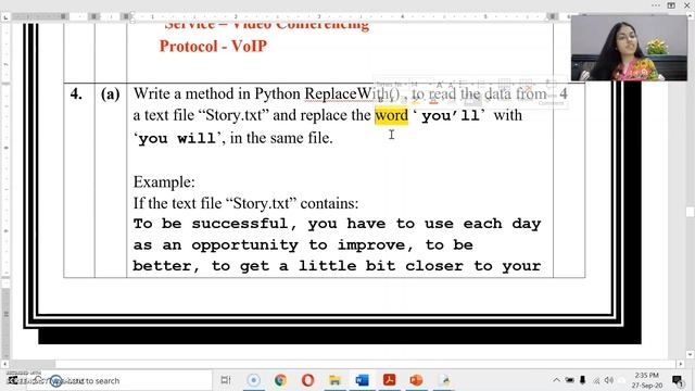Sample Paper - 1 (Solved) CBSE Class 12 Computer Science Python смотреть онлайн