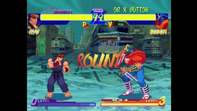 Street Fighter Alpha Warriors Dreams Ryu Arcade playthrough PSN смотреть онлайн