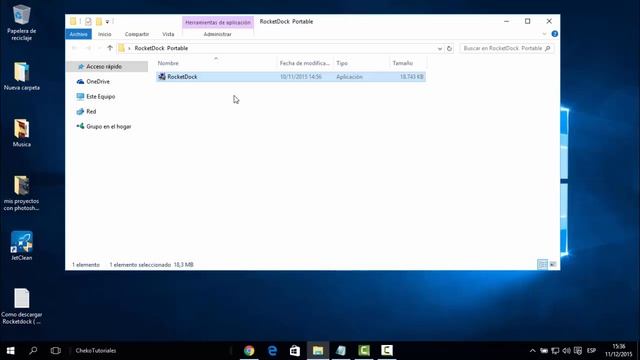Como Descargar RocketDock ( Barra de tareas) portable 2015-2016 смотреть онлайн