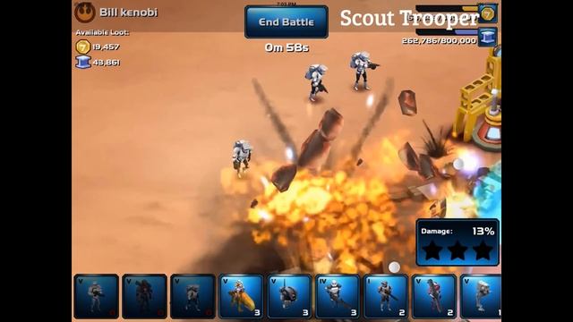 Star Wars: Commander - Barracks Units of Galactic Empire смотреть онлайн